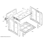 Схема №2 HEG33U340 Bosch "Made in Germany" с изображением Фронтальное стекло для электропечи Bosch 00688292